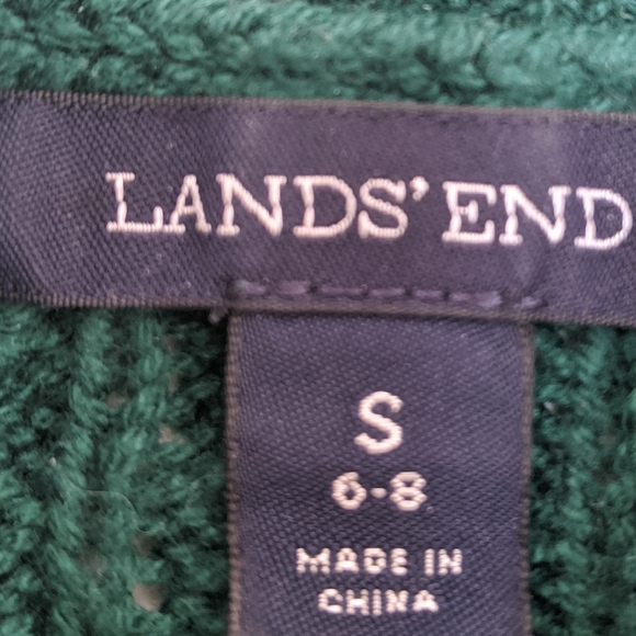 Emerald green Lands End Sweater - Picture 5 of 5